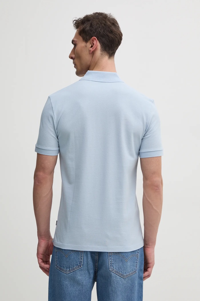 Îmbrăcăminte BOSS polo de bumbac Pallas 50468362 albastru