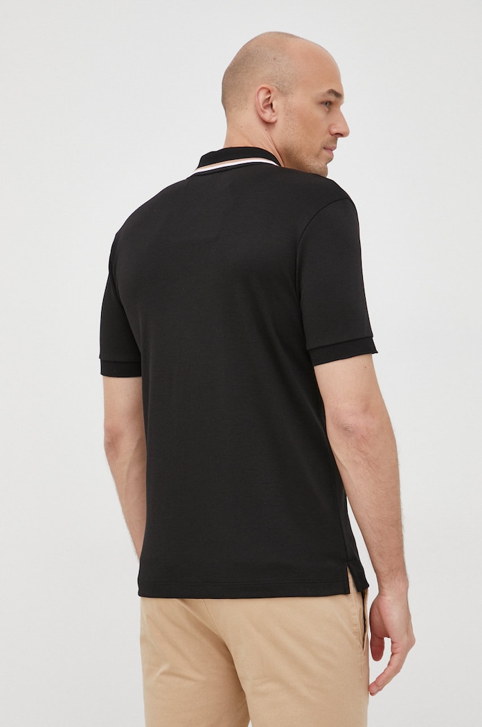 Oblečení BOSS polo pánské bavlněné Penrose 38 50469360 černá