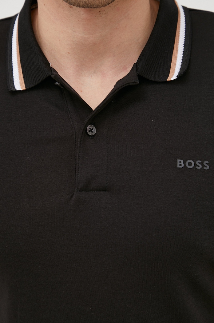 BOSS polo pánské bavlněné Penrose 38 50469360 černá