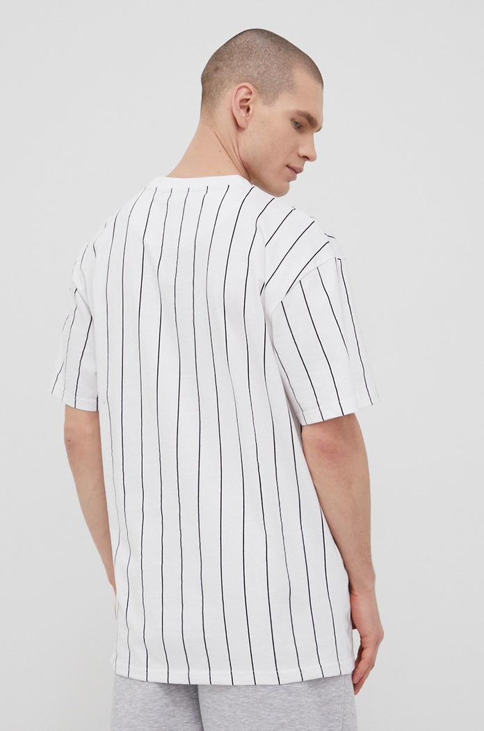 Odzież Karl Kani t-shirt bawełniany KKMQ32041WHT biały