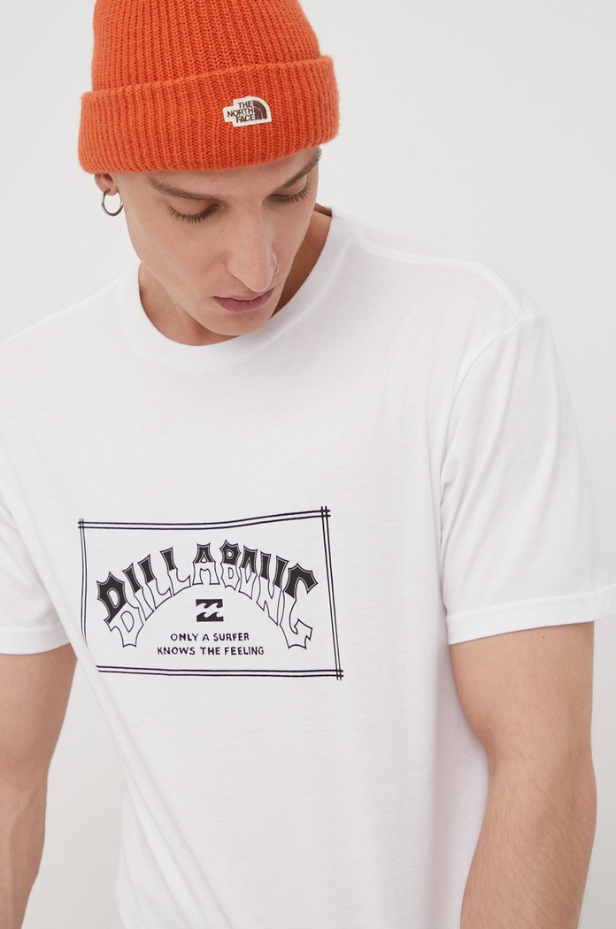 Billabong t-shirt bawełniany nadruk biały C1SS64BIP2