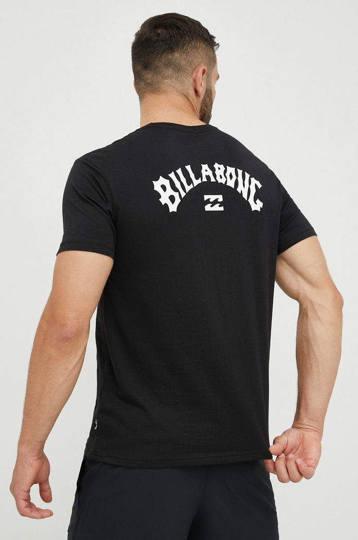 Billabong t-shirt bawełniany nadruk czarny C1SS65BIP2