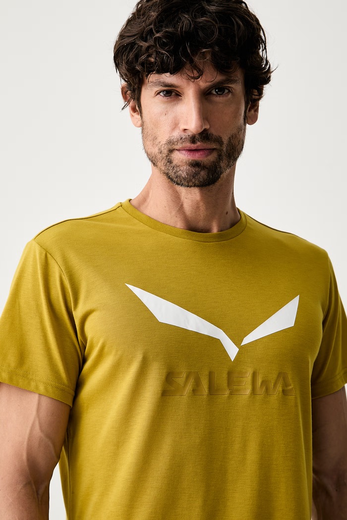 Salewa trekingové tričko pánske Solidlogo Dry žltá 00.0000027018