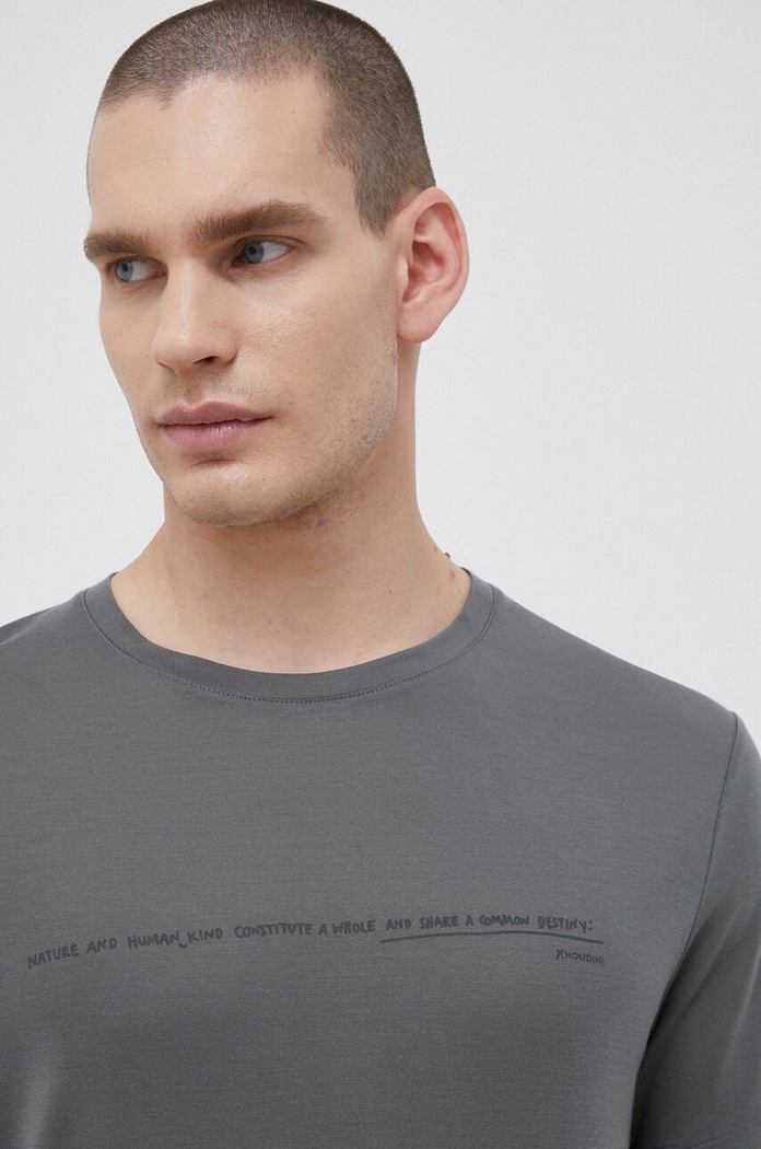 Houdini t-shirt Tree Message zielony 231024