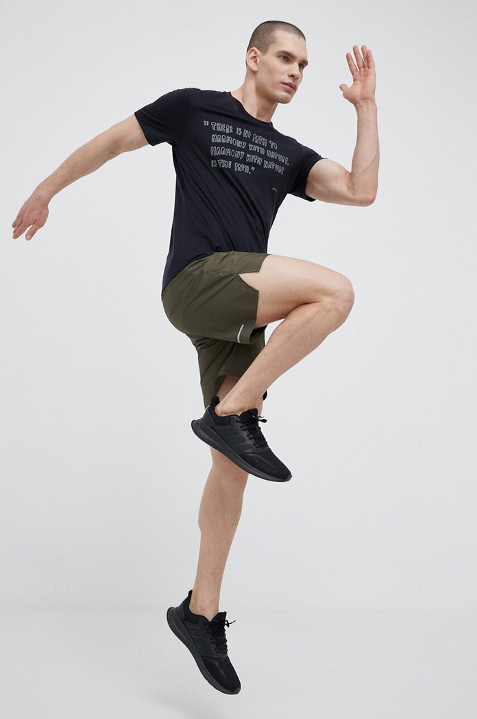 Houdini t-shirt Tree Message 231024 czarny SS23