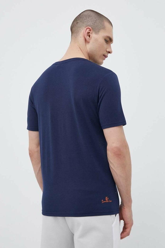 Viking T-shirt trekkingowy męski z wiskozą Lenta Bamboo granatowy 500.22.6644