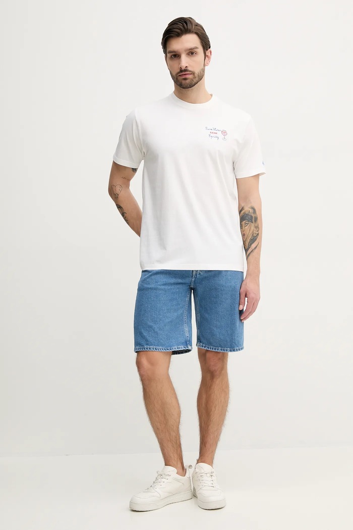MC2 Saint Barth t-shirt bawełniany POT0001 biały AA00