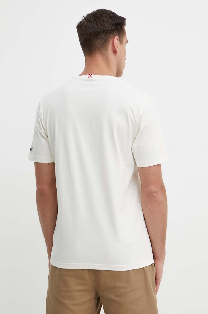 Odzież MC2 Saint Barth T-shirt bawełniany TSHM001 beżowy