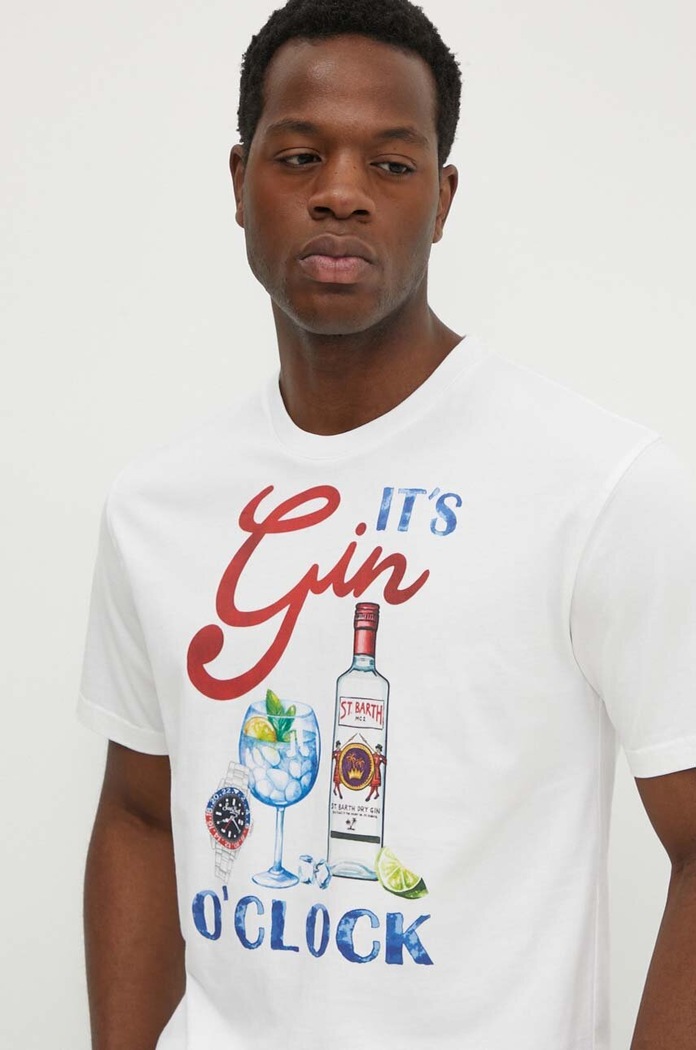 MC2 Saint Barth t-shirt bawełniany nadruk multicolor TSHM001