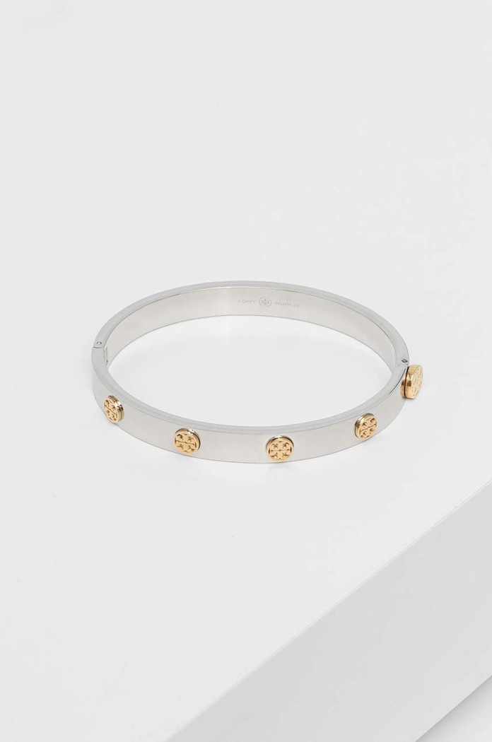 Narukvica Tory Burch Miller Stud Hinge srebrna 78420.024