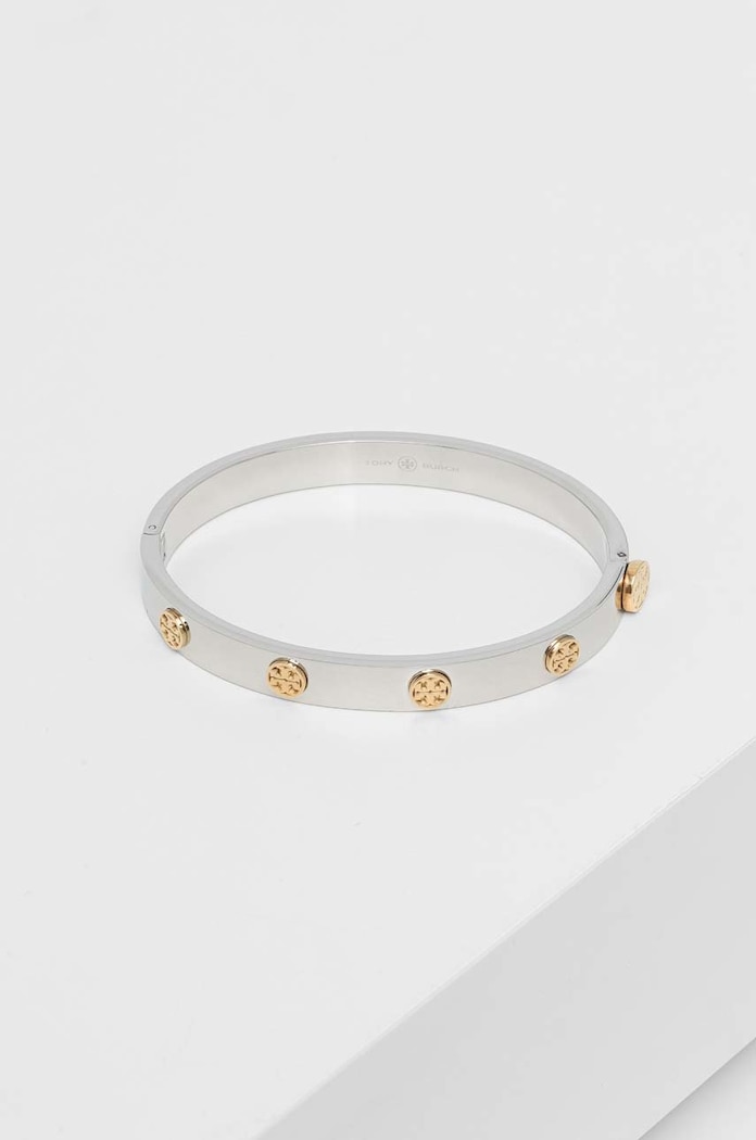Narukvica Tory Burch Miller Stud Hinge srebrna 78420.024