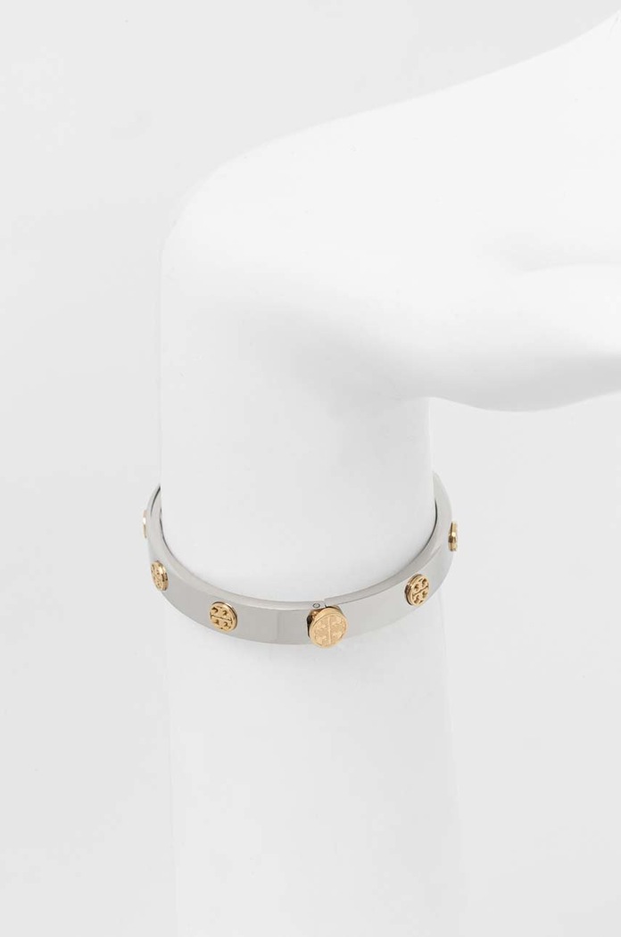 Dodaci Narukvica Tory Burch Miller Stud Hinge 78420.024 srebrna