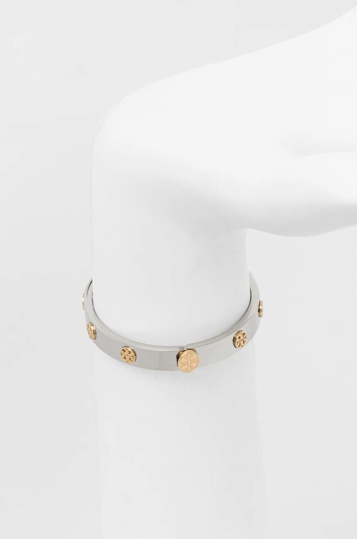 Dodaci Narukvica Tory Burch Miller Stud Hinge 78420.024 srebrna