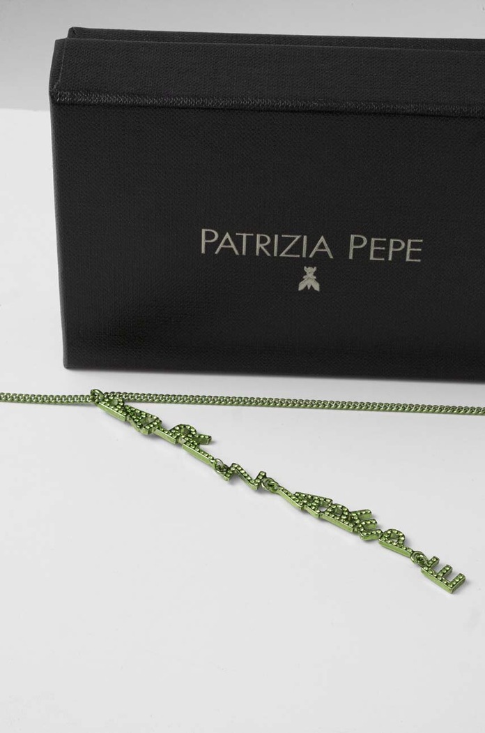 Akcesoria Patrizia Pepe naszyjnik 8JA330.M009 zielony
