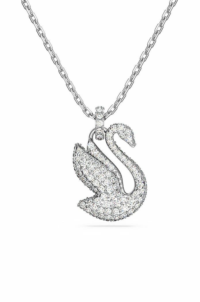 Náhrdelník Swarovski Iconic Swan krystal Swarovski stříbrná 5647872