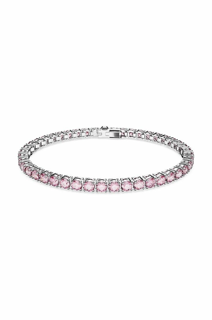 Zapestnica Swarovski Matrix kubični cirkonij roza 5648931