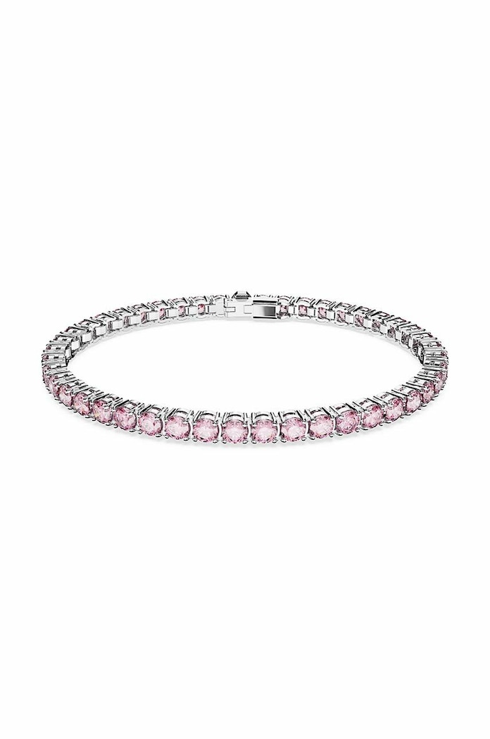 Zapestnica Swarovski Matrix kubični cirkonij roza 5648931