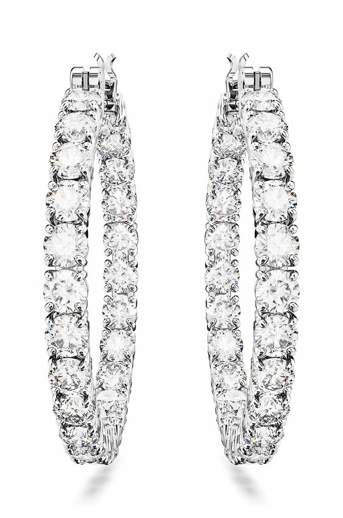 Doplňky Náušnice Swarovski 5647715 MATRIX 5647715 stříbrná
