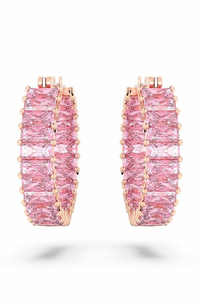 Swarovski fülbevaló 5657726 MATRIX 5657726 rózsaszín SS23