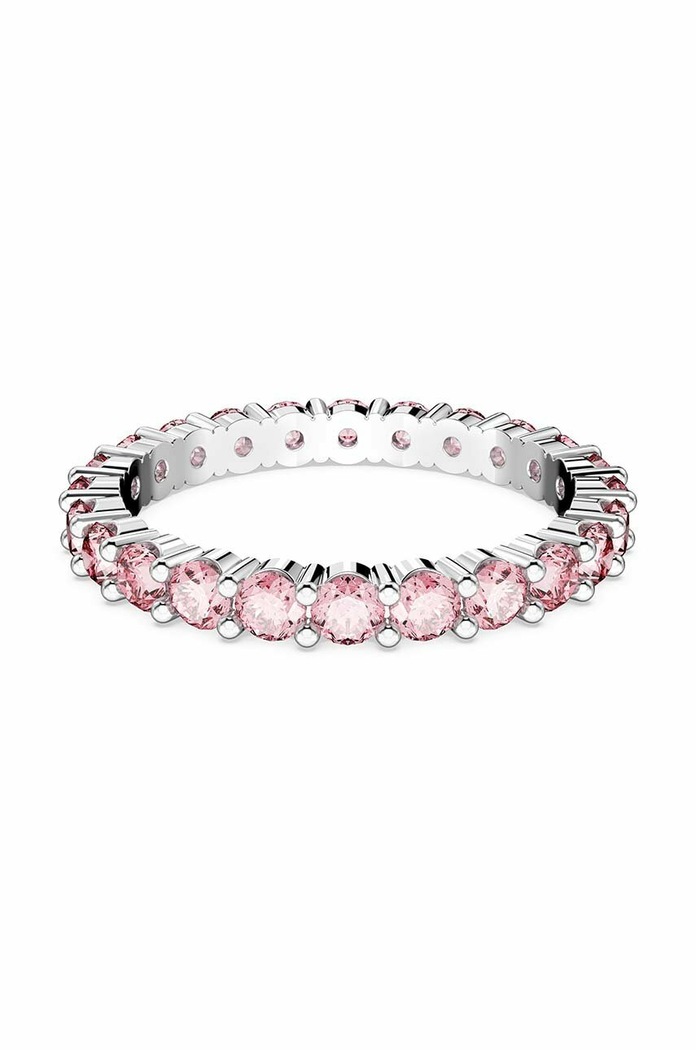 Prstýnek Swarovski MATRIX zirkonie růžová 5658855