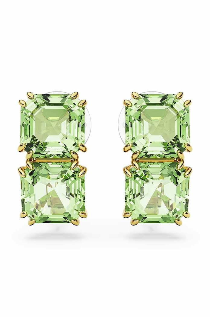Naušnice Swarovski Millenia Swarovski kristal zelena 5654559