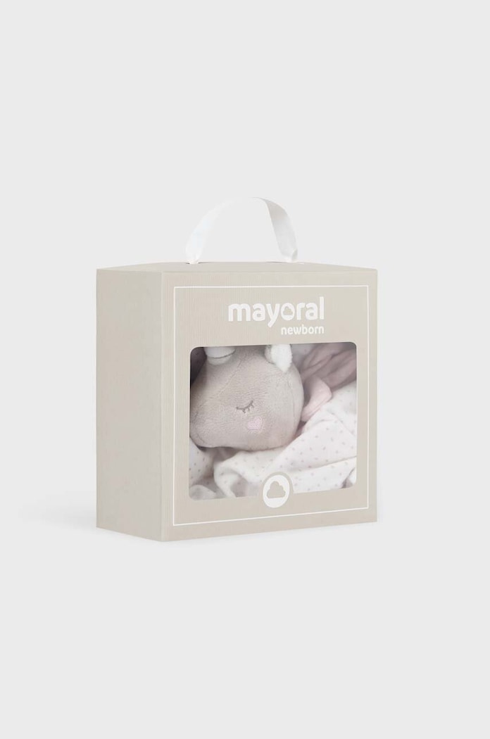 Chłopiec Mayoral Newborn Przytulanka niemowlęca 19271.2F.NEWBORN różowy