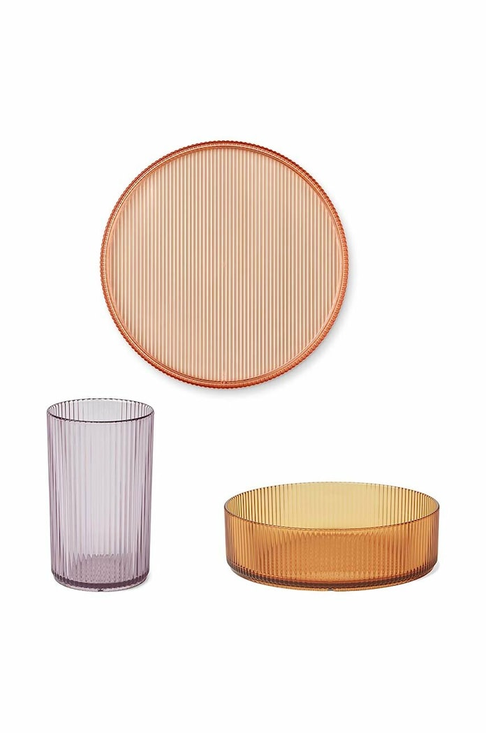 Dječji set posuđa Liewood LW17258 narančasta SS23