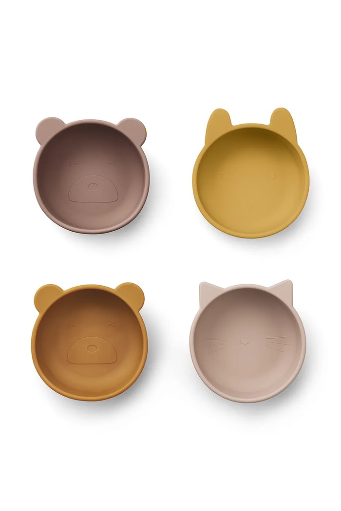 Παιδικό μπολ Liewood 4-pack 4-pack ροζ LW14153