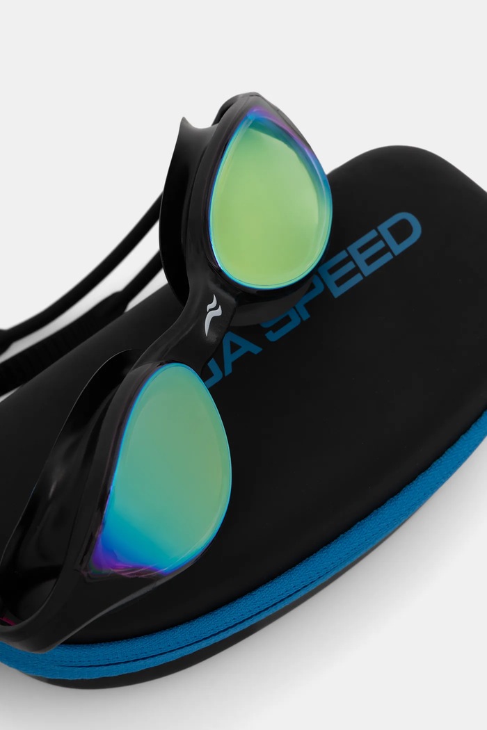 Plavecké okuliare Aqua Speed Vortex Mirror čierna VORTEX
