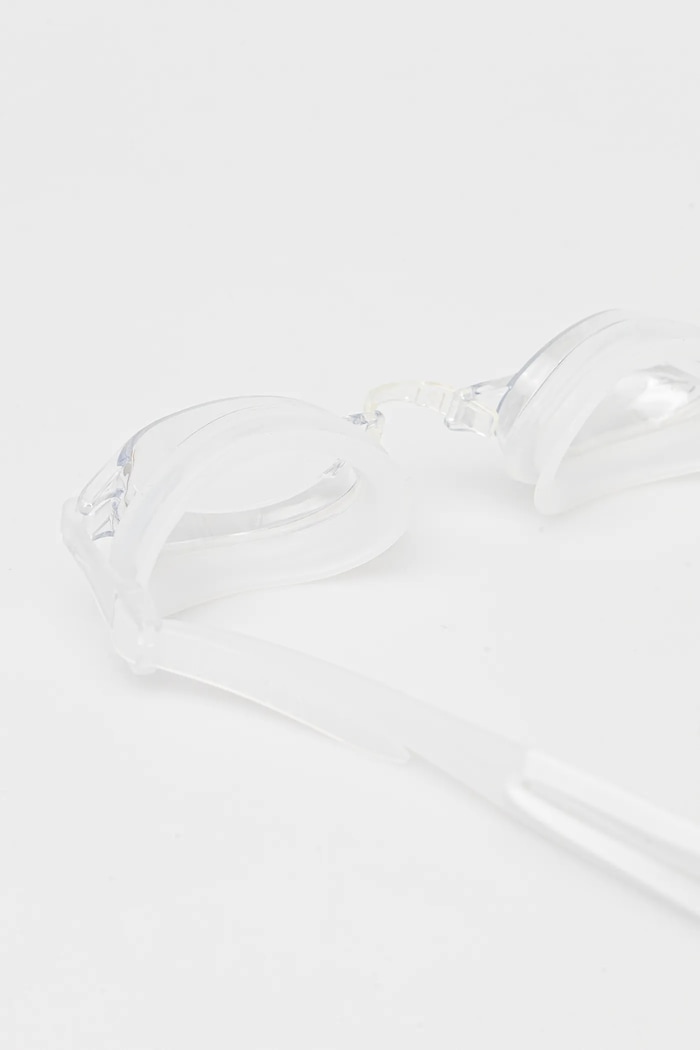 Nike okulary pływackie Chrome NESSD127 biały SS25