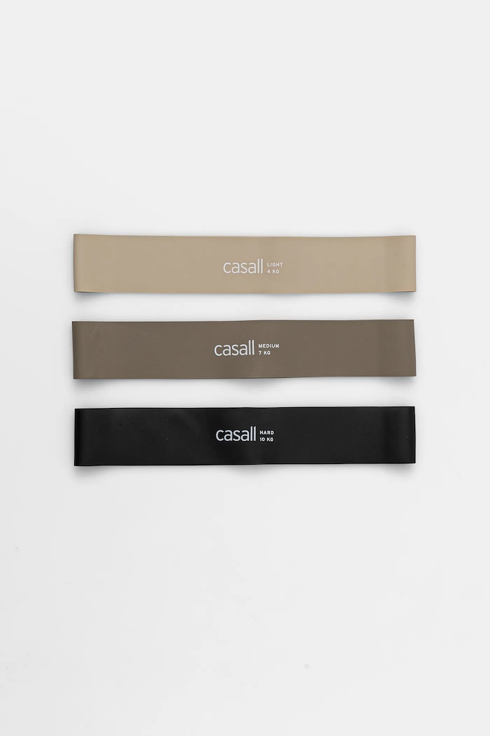 Odporová guma Casall 3-pak čierna 54315