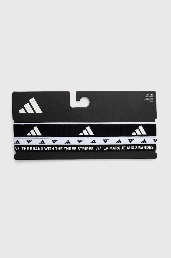 Čelenky adidas Performance 3-pack trénink černá IA3031