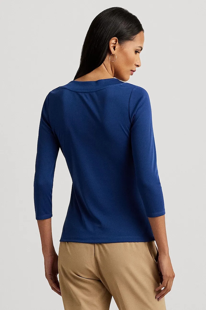Lauren Ralph Lauren camicetta 200889081 blu SS25