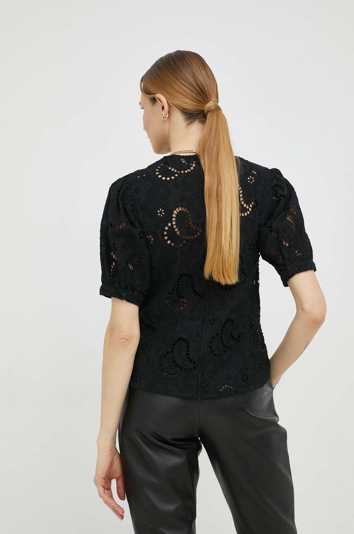 Oblačila Bombažna bluza Herskind 4661831 črna