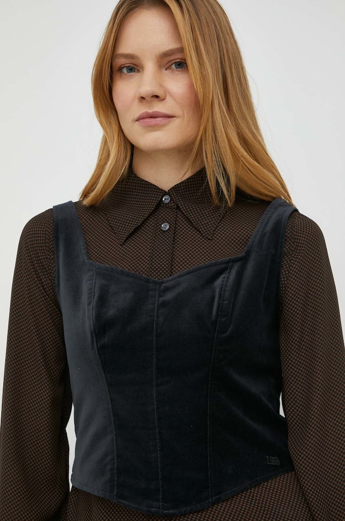 Levi's top bawełniany A4573.0000 czarny