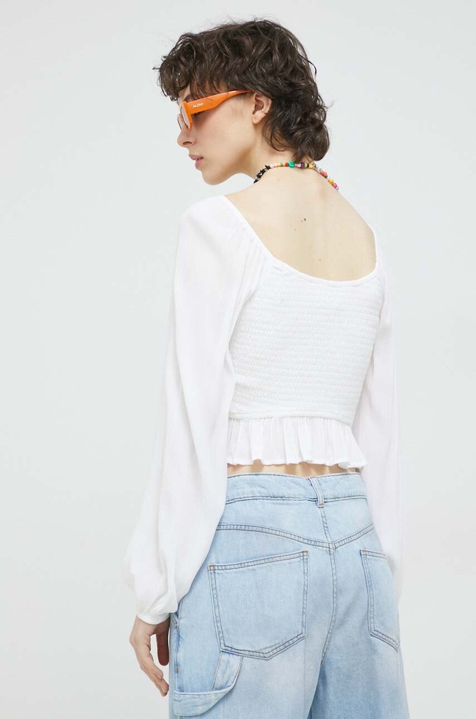 Ρούχα Μπλουζάκι Hollister Co. KI340.3136.100 λευκό
