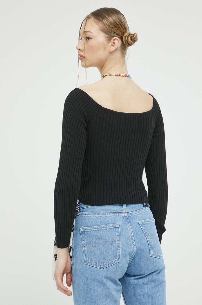 Ρούχα Πουλόβερ Hollister Co. KI350.3071.900 μαύρο
