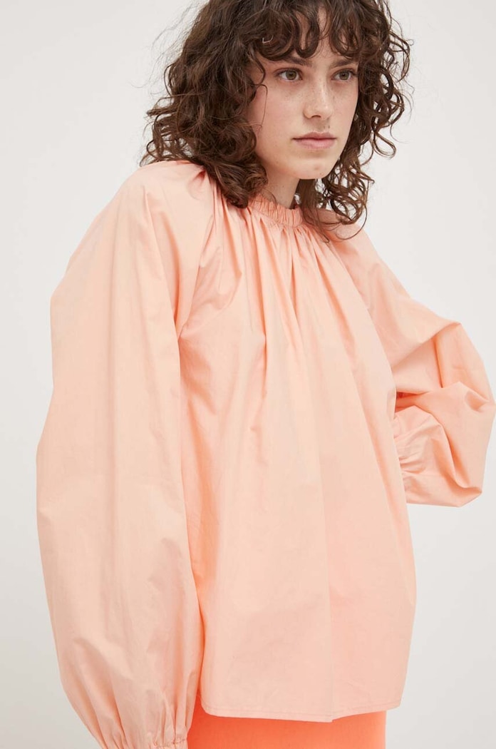 Памучна блуза Drykorn оранжев 87495.124120.4800