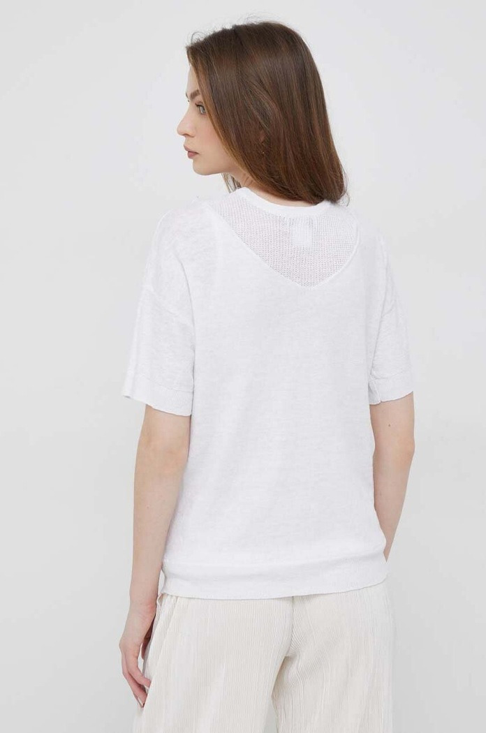 Odjeća Laneni pulover Dkny P3ASAH92 bijela