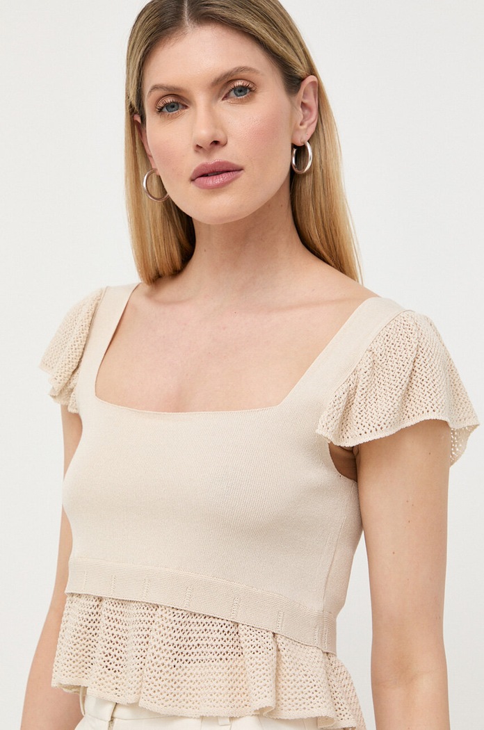 Marella bluzka regular beżowy 2333610332200