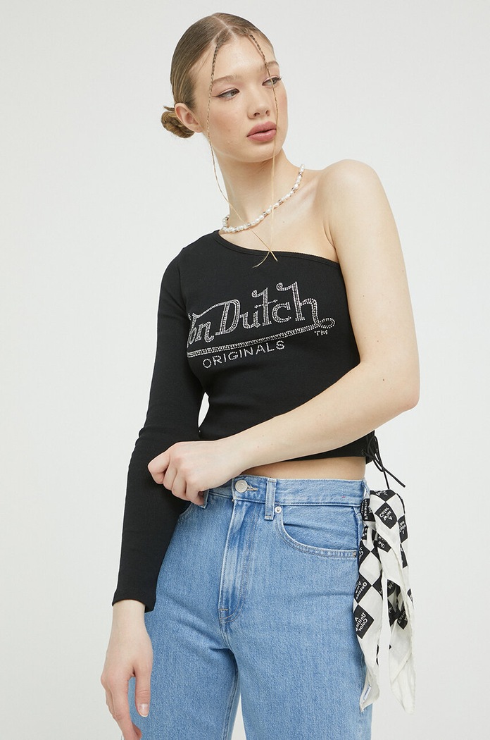 Majica dugih rukava Von Dutch 6224026 crna SS23