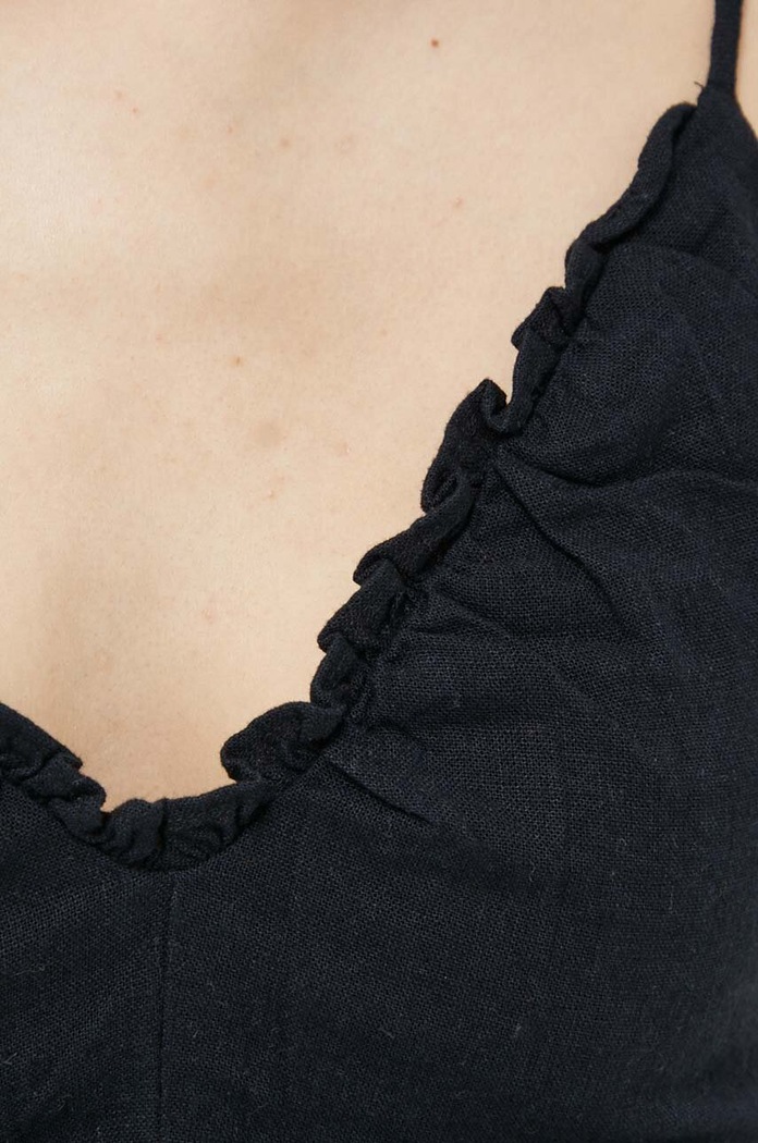 Ľanový top Abercrombie & Fitch KI140.3293.900