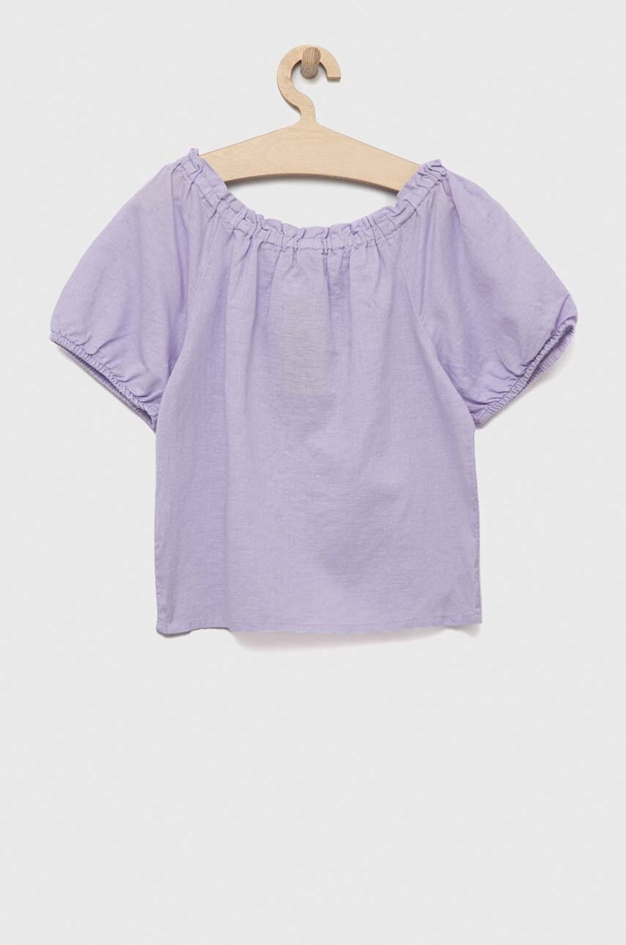 United Colors of Benetton bluza de in pentru copii 5OK4CQ01H.G.SEASONAL violet SS23