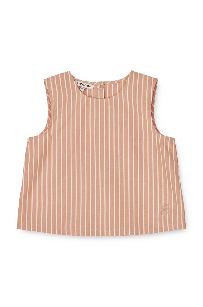 Бебешка памучна блуза Liewood LW17337 бежов SS23