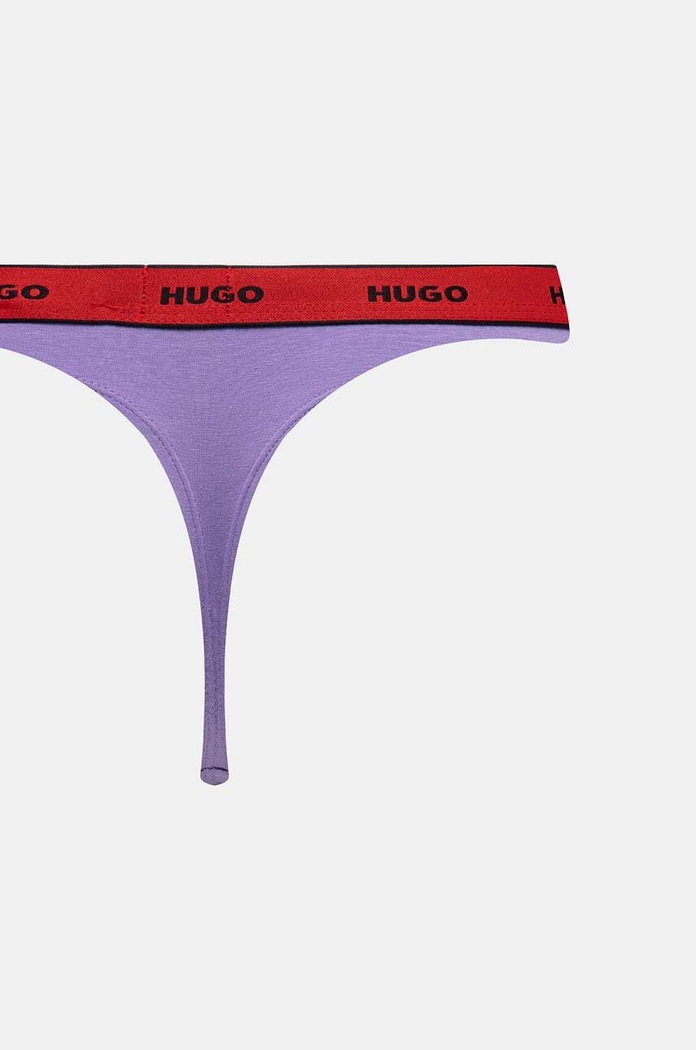 Στρινγκ HUGO 3-pack 50480150 μωβ