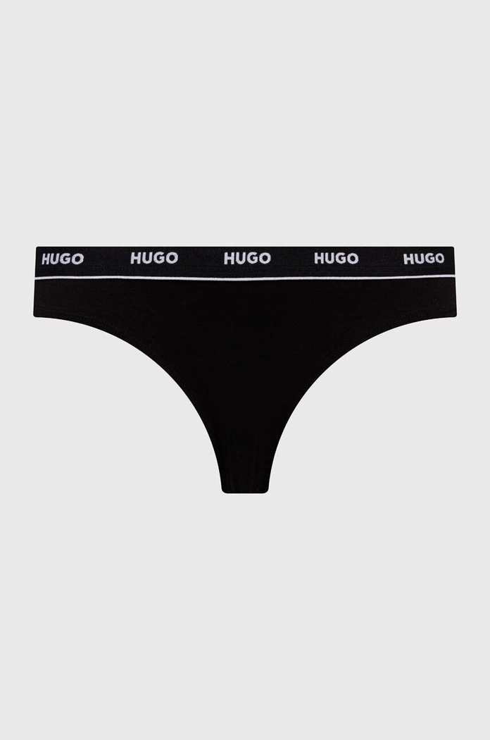 Στρινγκ HUGO 3-pack 50480150 μαύρο SS25