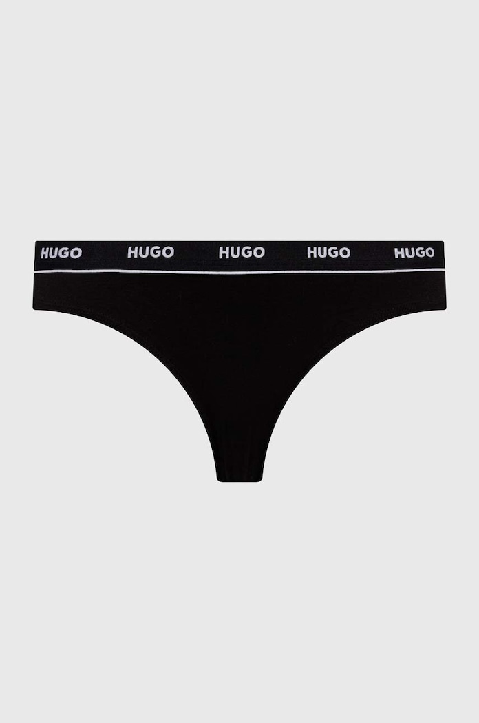 Στρινγκ HUGO 3-pack 50480150 μαύρο SS25