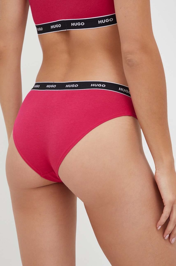 HUGO sutien 2-pack 50480158 roz