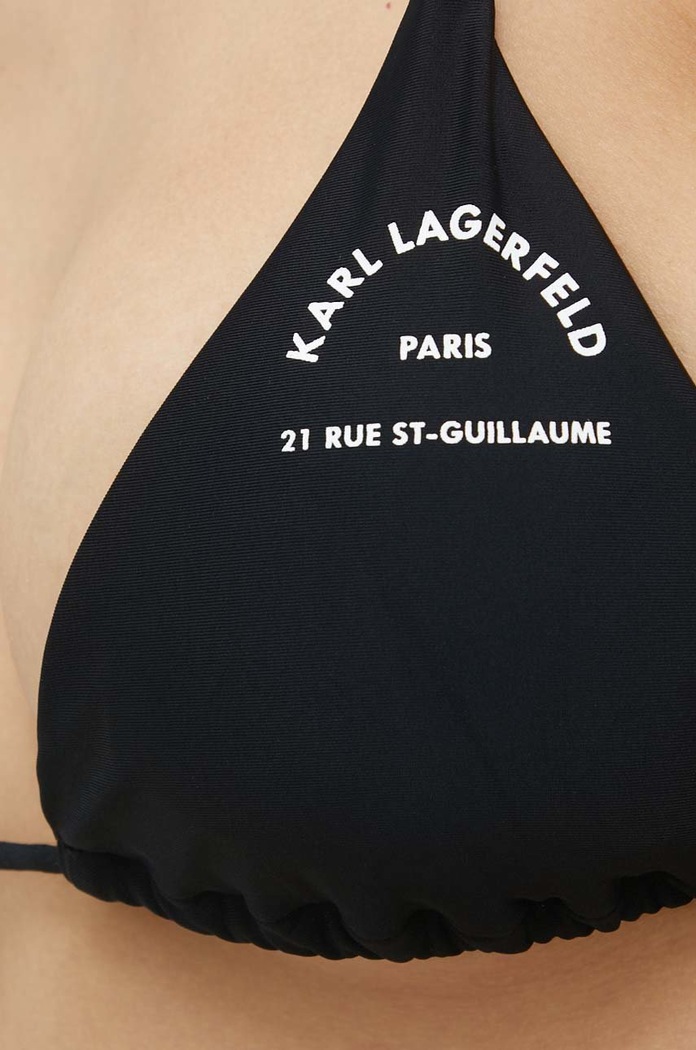 Karl Lagerfeld top bikini 230W2215 nero
