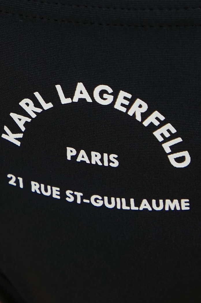 Karl Lagerfeld figi kąpielowe czarny 230W2216